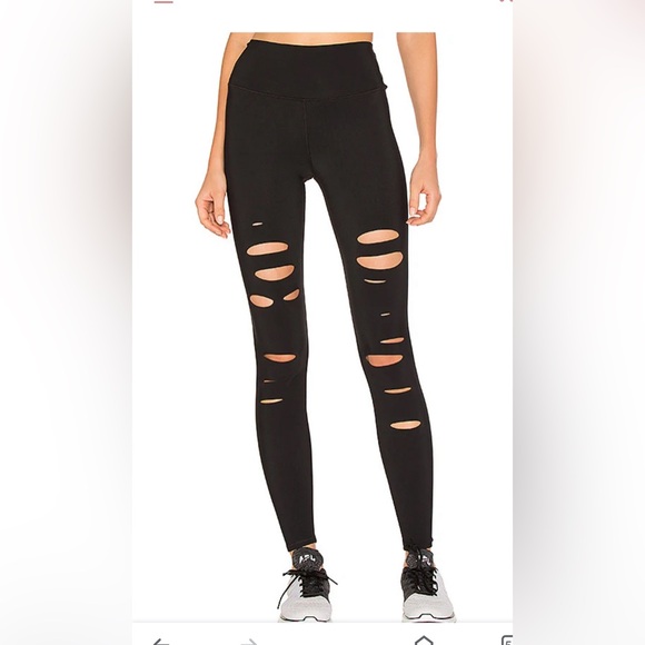 ALO WARRIOR LEGGINGS BLACK - Picture 1 of 4